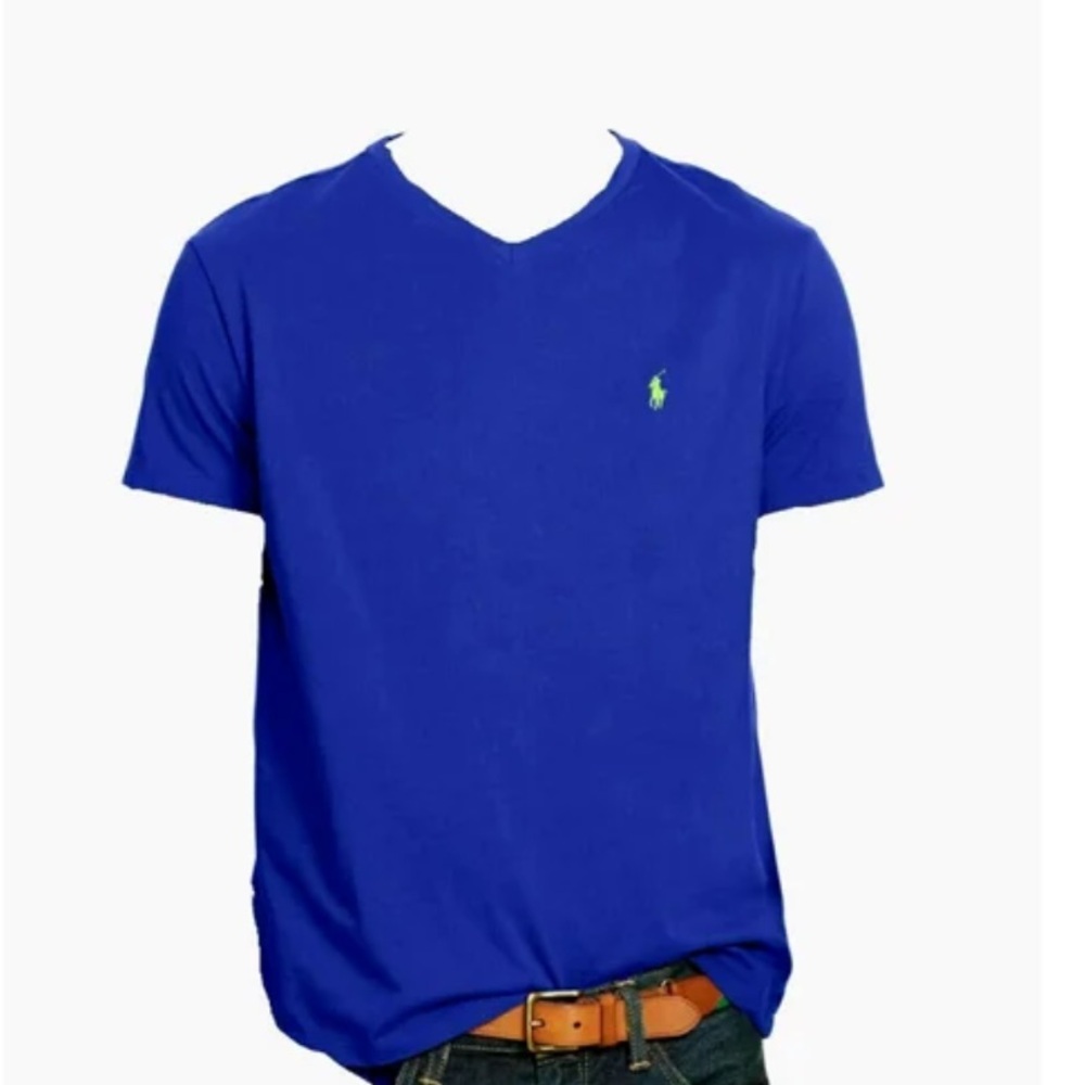 Polo by Ralph Lauren V Neck Tee Shirt - Picture 11 of 13